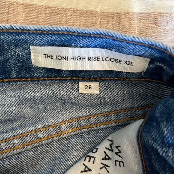 Denim forum The Joni High Rise loose fit high rise, Length 32" Size 28 - Picture 9 of 15